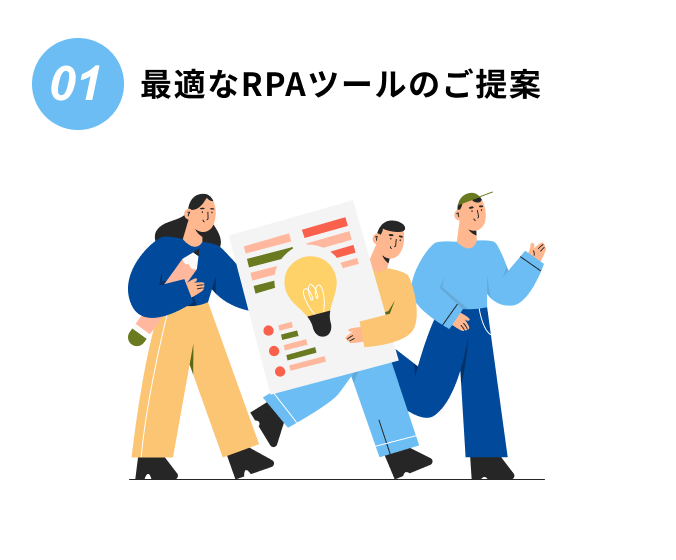 最適なRPAツールのご提案